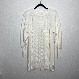 ZARA Cable‎ Knit Sweater Dress